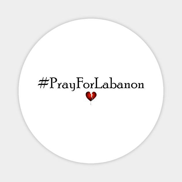 Pray For Labanon Magnet by creativitythings 